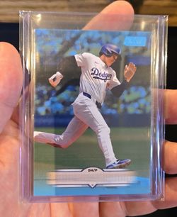 2025 Topps Stadium Club - Shohei Ohtani #58 Light Blue Foil no name error card