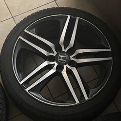 New 19" x 8" Replacement Wheel for Honda Accord Sport 2016 2017 Rim/Tire Full set