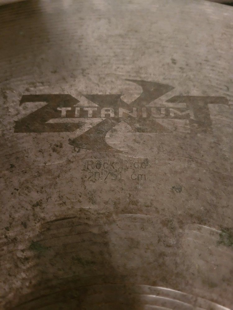 Zildjian ZxT Titanium Rock Ride Cymbal, 20"