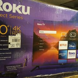 Roku 50" 4k HDR Smart Tv  New