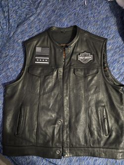 Leather vest
