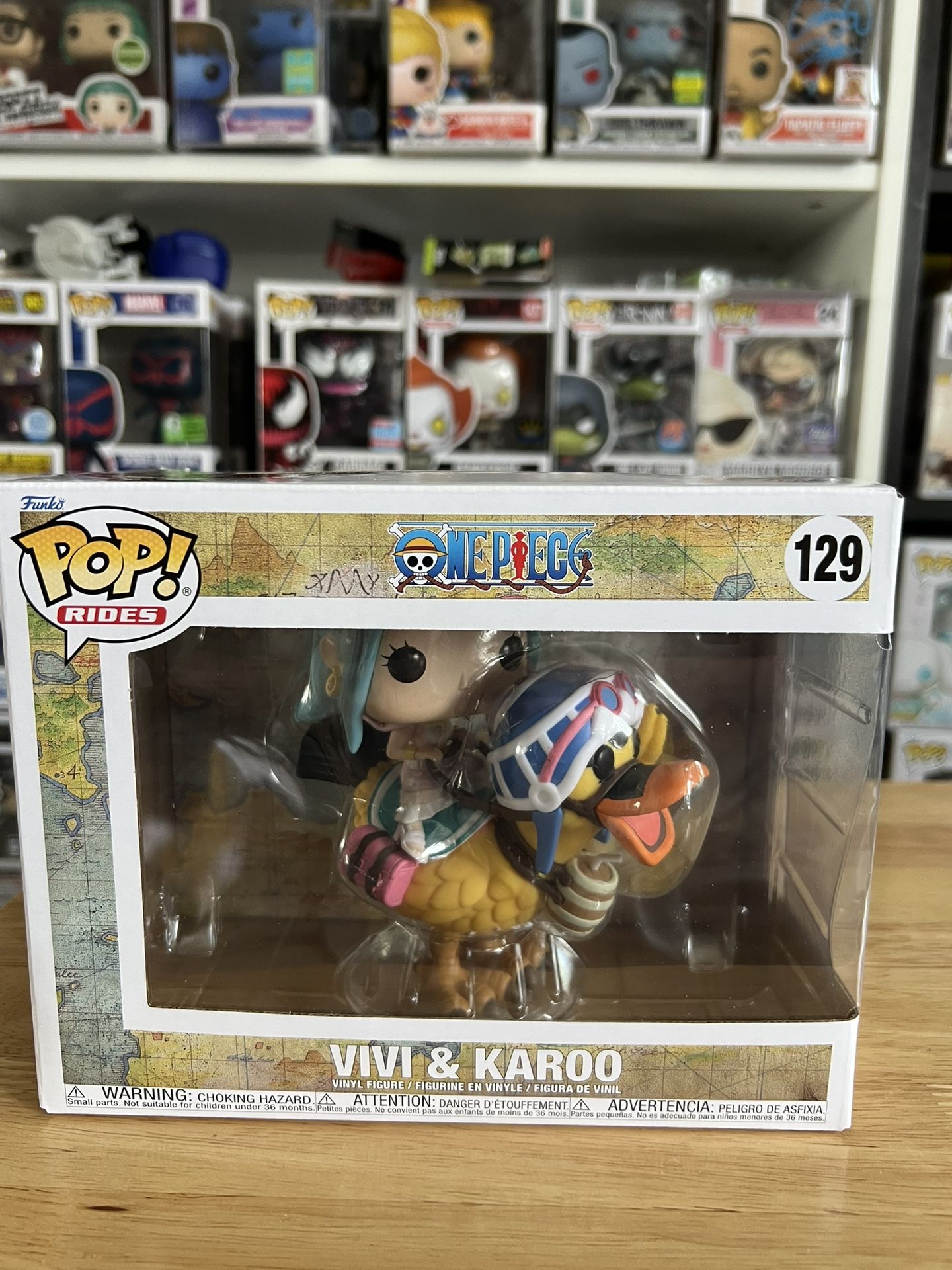 IN HAND Vivi & Karoo Funko Pop RIDE One Piece #129 Anime Animation Manga Rides