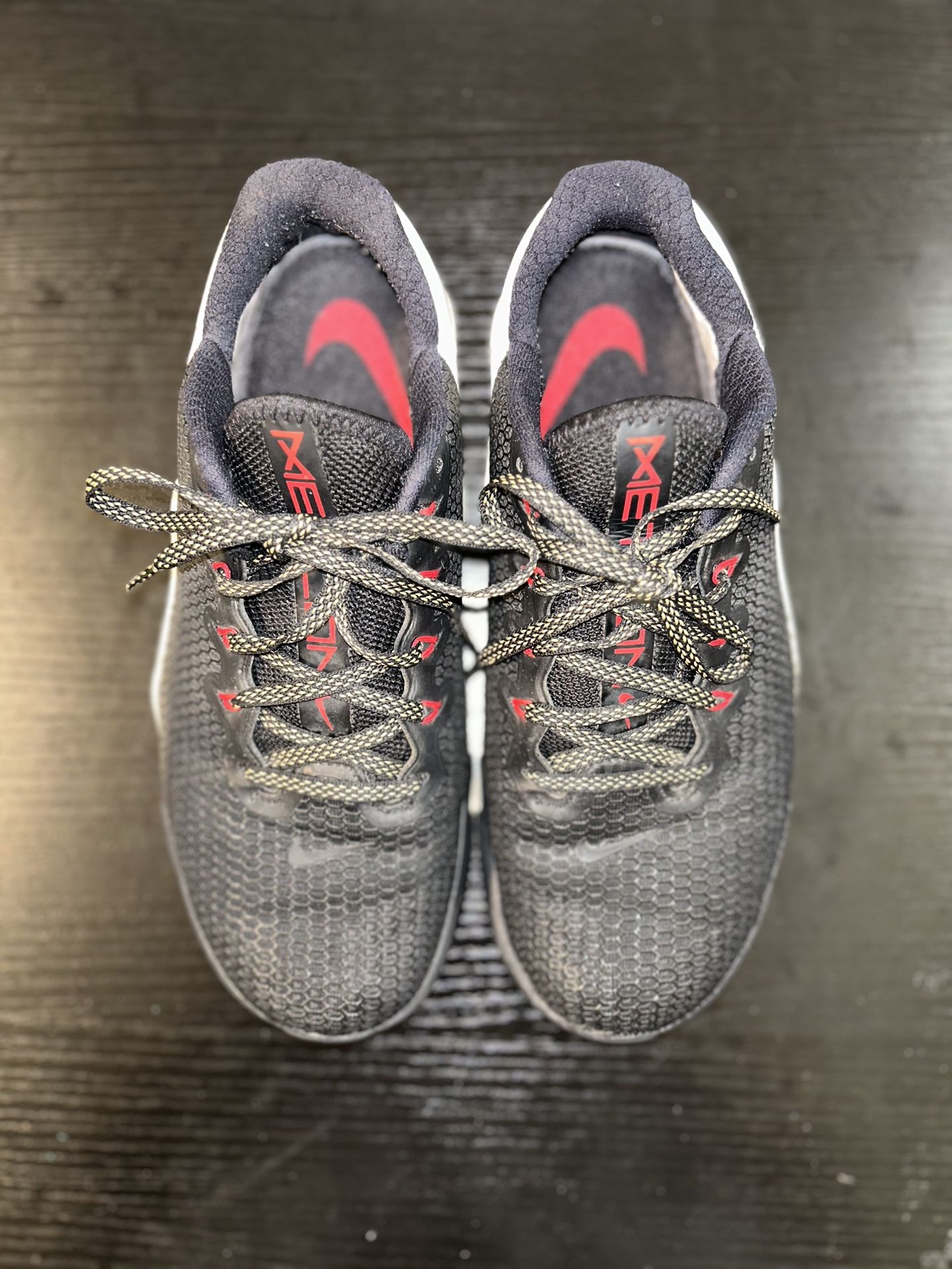 Nike Womens Metcon 5 AO2982-076 Black Running Shoes Sneakers Size 8.5