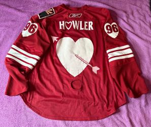 Arizona Coyotes Howler 2014 & 2015 Valentine’s Day Jersey Size 54 MIC