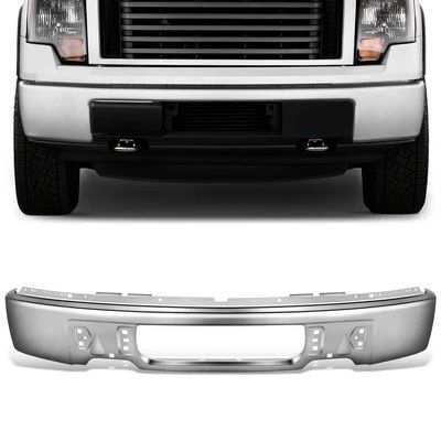 LA Zona Auto Parts 2009 To 2014 Ford F150 Chrome Front Bumper Defensa Delantera Cromada