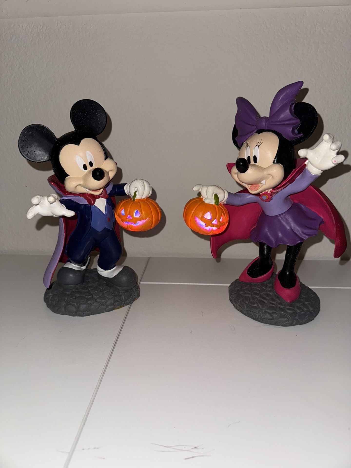 Mickey And Minnie Mouse Light Up Vampires