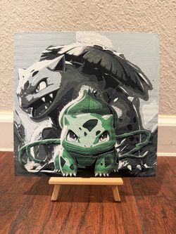 Bulbasaur & Venusaur 3D Pokémon Wall Art