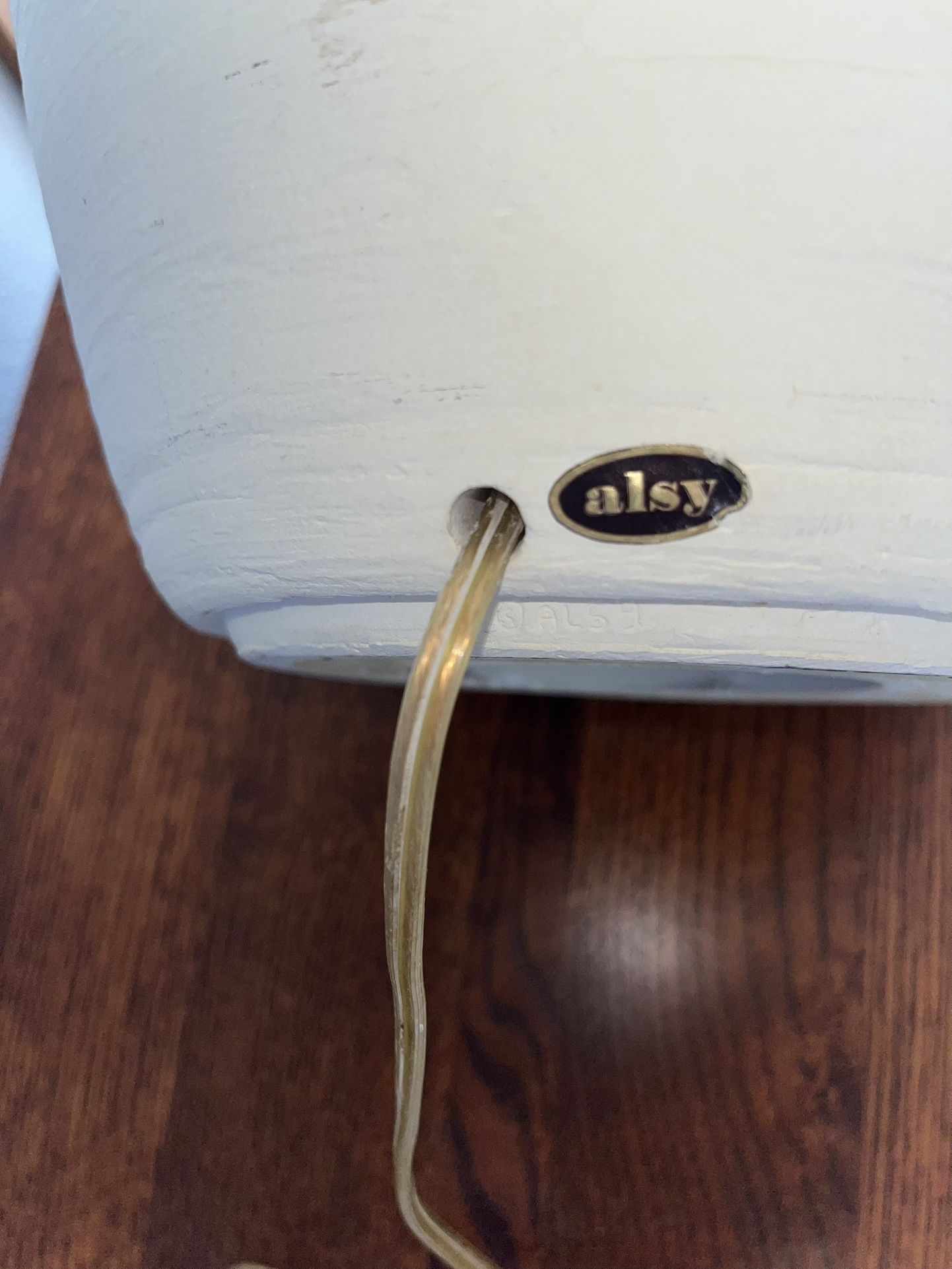 Vintage Alsy Ceramic Plaster Lamp