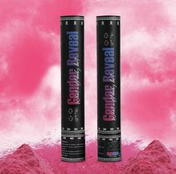 Girl Gender Reval Powder Cannon Pink