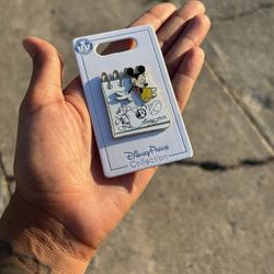Mickey Mouse Sketch Notebook Pin – Disney Parks Collection