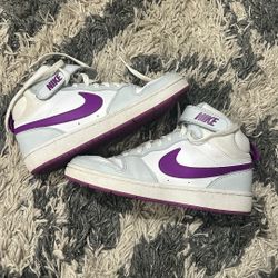 Nike High Tops, Purple and White 