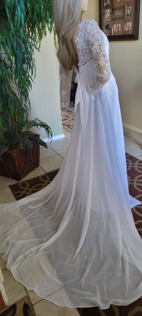 Size 10 new wedding dress