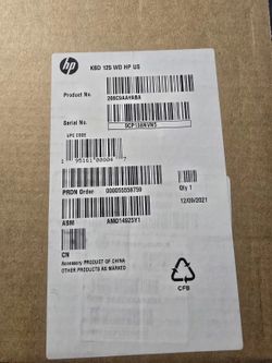 HP 125 WIRED KEYBOARD (266C9AA#ABA)