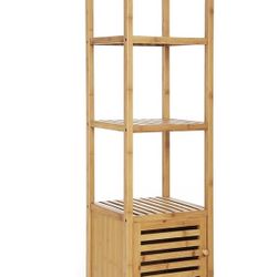 Bamboo Storage Floor Cabinet