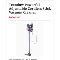 Stick Vacuum Battery Powered  6 In 1 