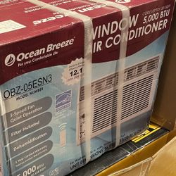 Ocean Breeze 5000 BTU Window Air Conditioner 