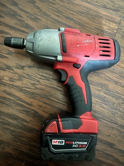 Milwaukee M18 Cordless Impact Wrench with Battery