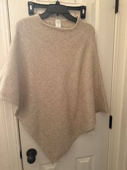 Light Brown Shawl Poncho