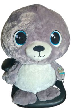 Large Gray Seal Stuffed Animal Plush