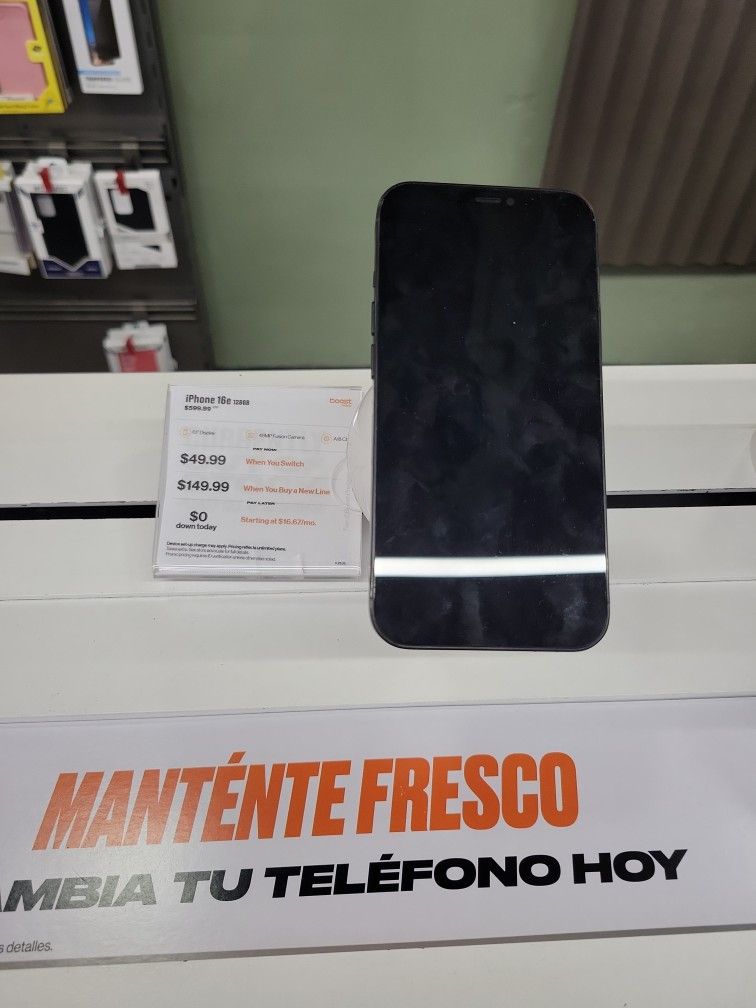 iPhone 16e $49.99 when you switch to Boost Mobile