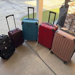 (5) Suitcases 