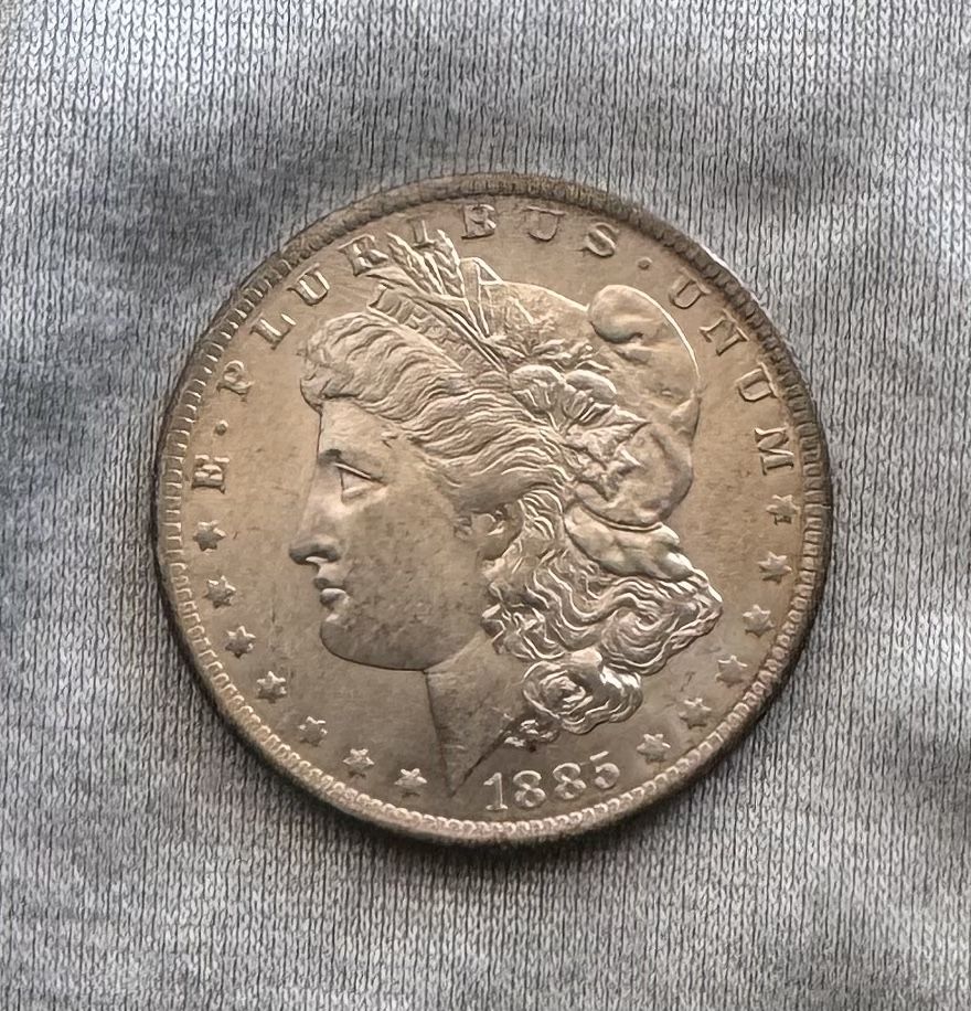1885o Morgan Silver Dollar
