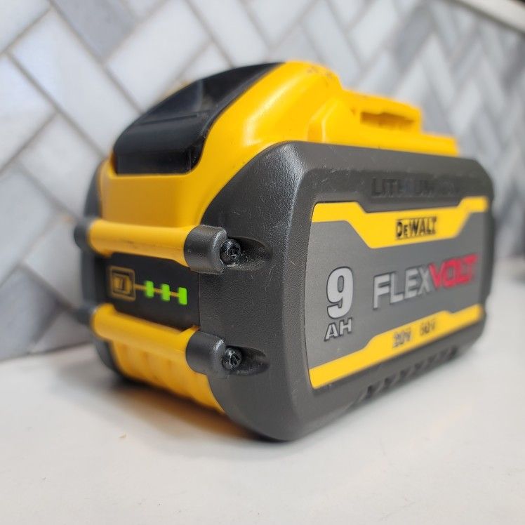 DEWALT FLEXVOLT 20V/60V MAX Lithium Ion 9.0Ah Battery