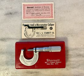 Starrett Micrometer No. 230