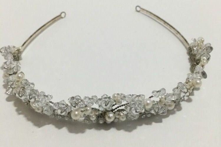 Gorgeous Swarovski Crystal and Pearl Tiara