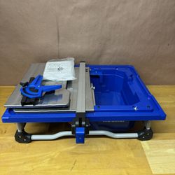 Kobalt 5-Amp -Amp -Blade Wet Tabletop Tile Saw