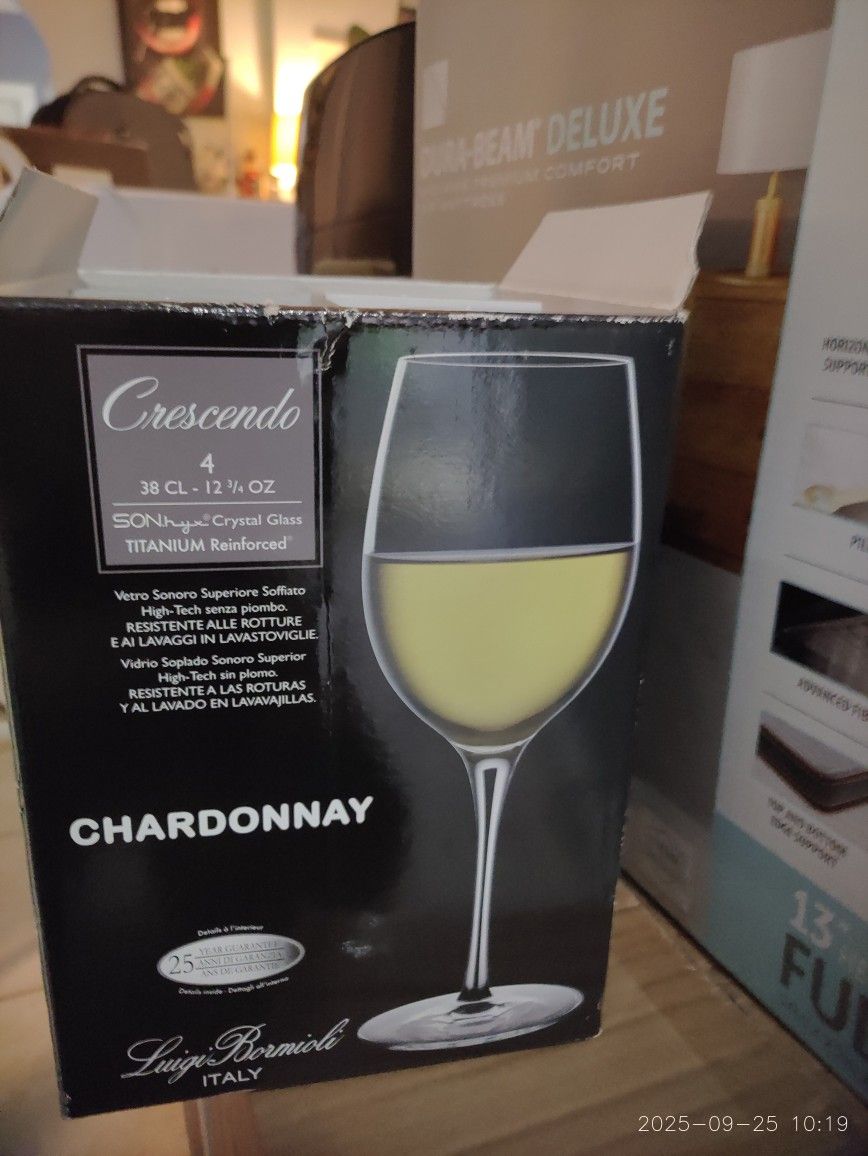 Luigi Bormioli Chardonnay Glasses(Set Of 4).