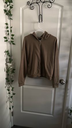Green Hooded Zip Up Jacket