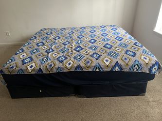 King size bed with mattress