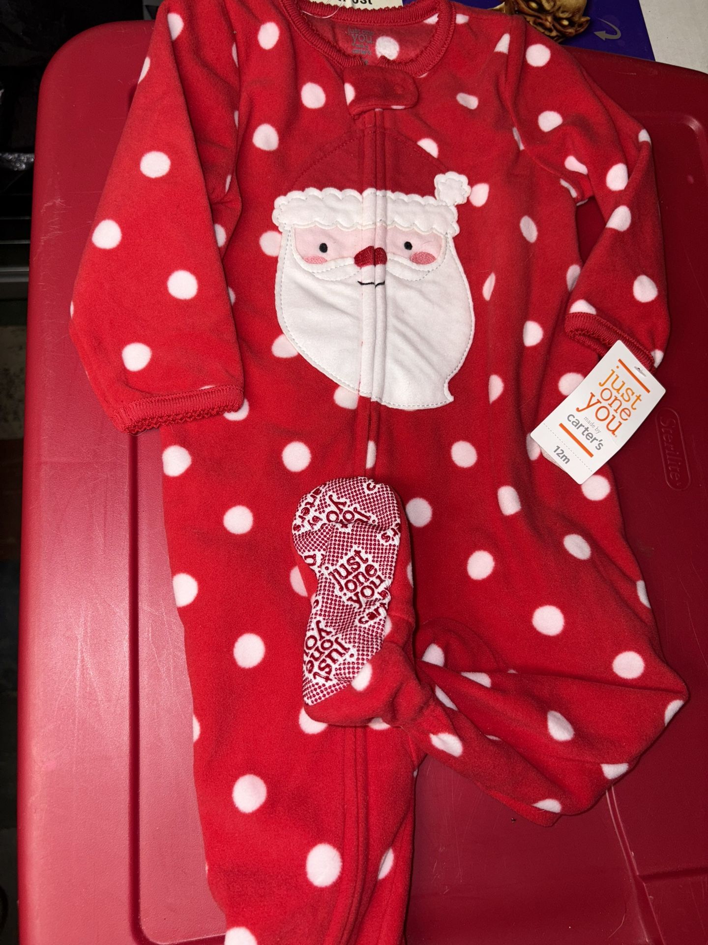 New 12mos Or 18mos Girls Holiday Blanket Sleepers. $4ea