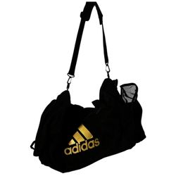 adidas Small Black & Gold Defender IV Duffle Bag