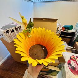 DISNEY TINKERBELL FLOWER POT FIGURINE TINKER BELL