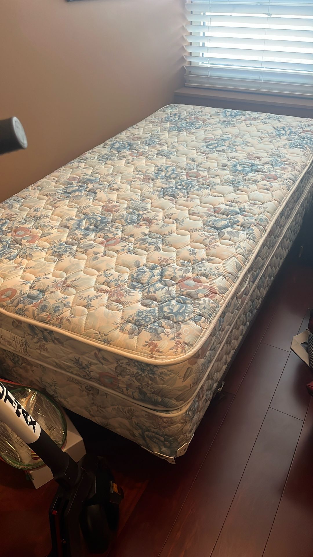 Twin Size Bed, Frame And Box Spring