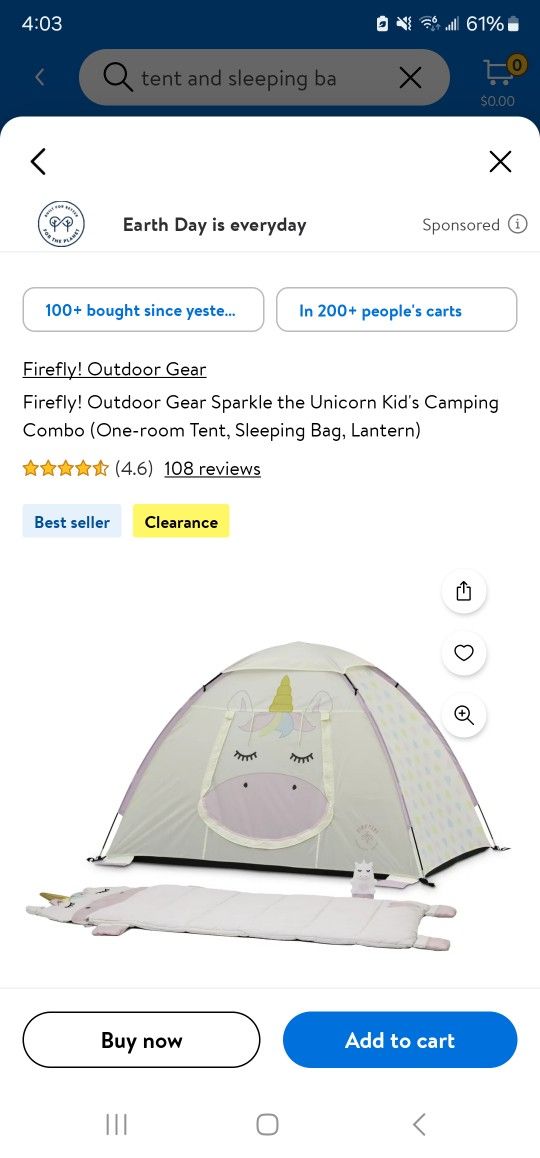 Brand New Kid Unicorn Tent SET