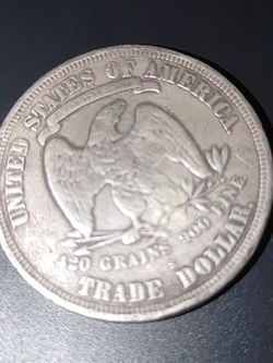 1877 S Trade Dollar $325.00 Obo