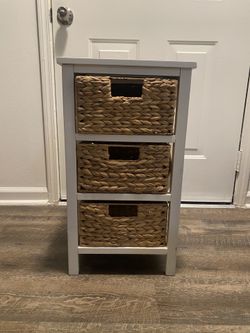 3 drawer accent table stand 25 height 14x14 top in white 