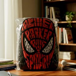Spiderman Backpack  "PARKER", "GREAT", "POWER"
