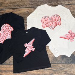 Glitter Wild Thing  You Make My Heart Sing Shirts 