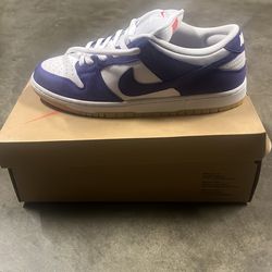 DS size 12 purple iso orange label Nike sb dunks
