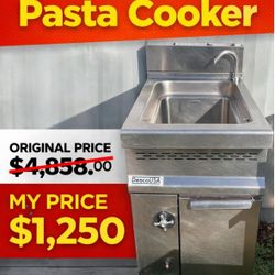 DescoUSA Commercial Pasta Cooker – Stainless Steel