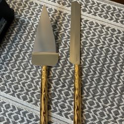 Wedding Cake Knife & Server Set