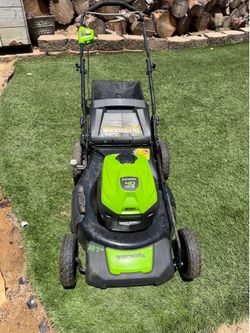 Greenworks 40V 21” Brushless Lawn Mower w/ Battery & Charger