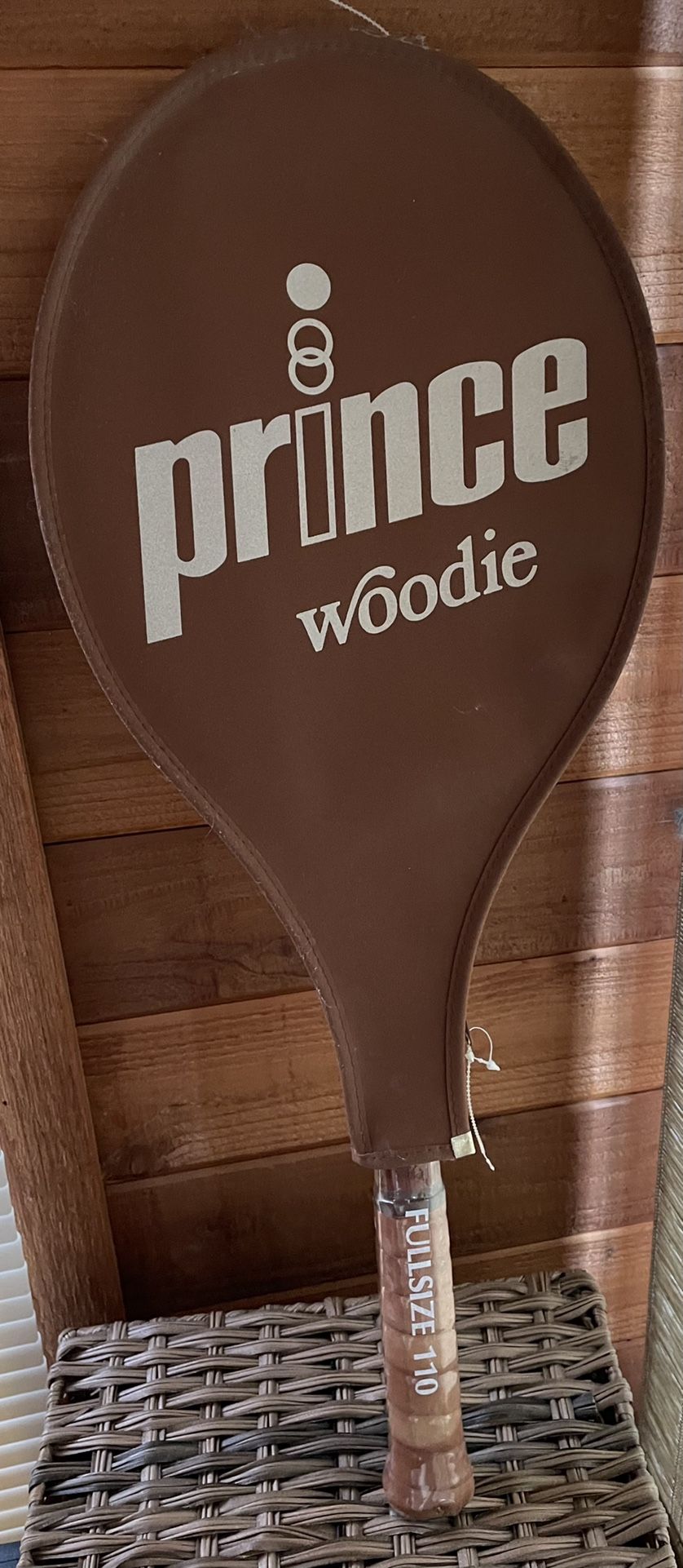 Vintage Prince Woodie Tennis Racket NEW with Wrapping /tags