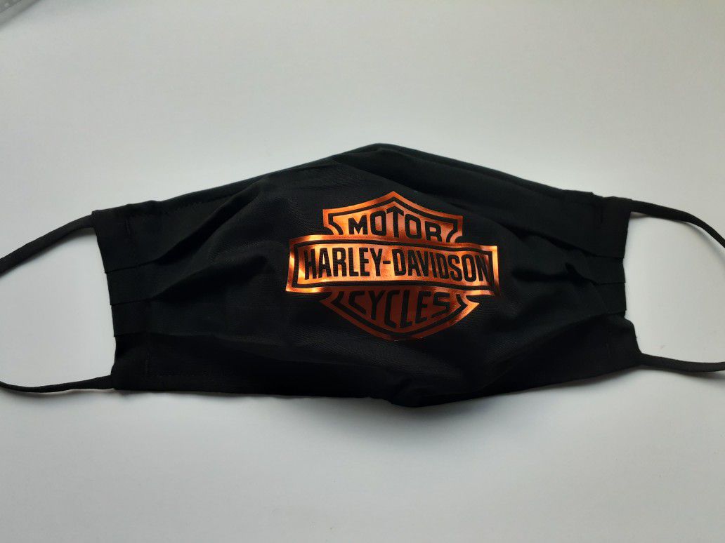 Harley davidson motorcycles face mask covering