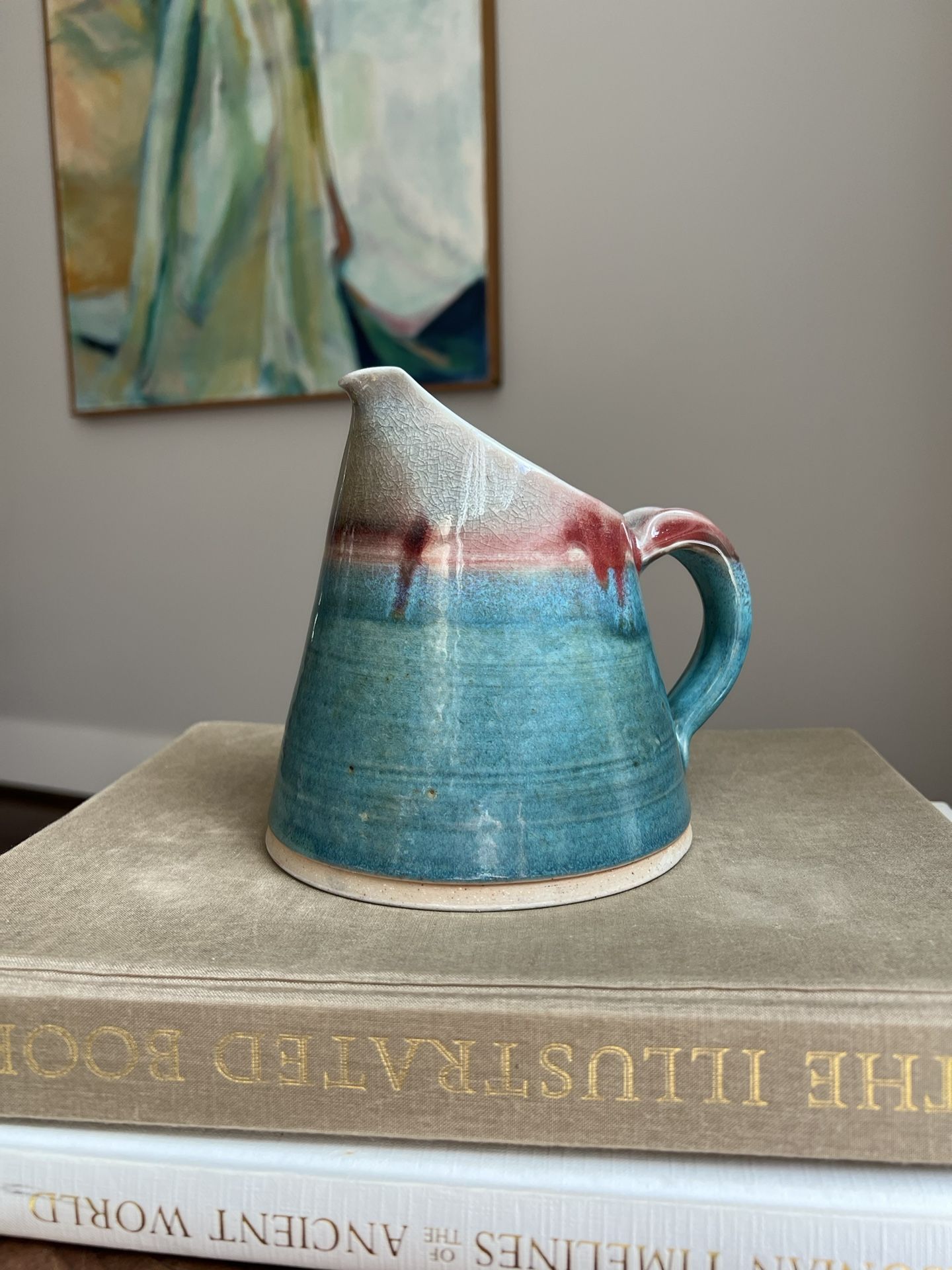 Small Handcrafted Accent Vase ( firm on price )