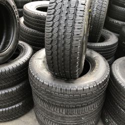 Set Of Bfgoodrich P265/70/16 Used